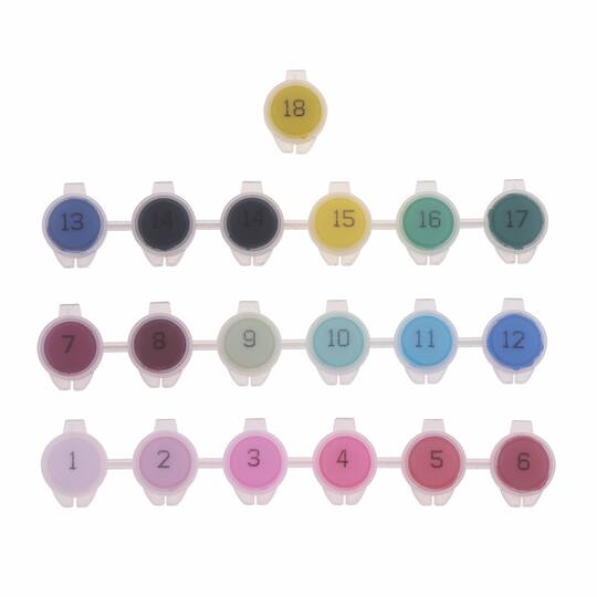 11" x 14" Flower Eyes Paint-by-Number Kit by Artist's Loft®